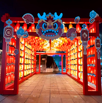 玉林市印顺广告搭建KT板拱门桁架走廊,用于婚庆宴会场会议派对会展销活动入口