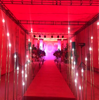 玉林市印顺广告搭建桁架会客厅,用于婚庆会场会议派对活动