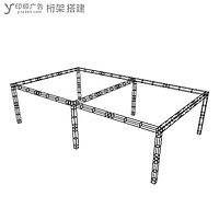 玉林市印顺广告桁架搭建,用于过道走廊展位摊位卖场展销棚