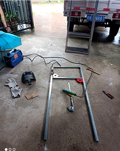 玉林市印顺广告制作广告铁牌电焊镀锌方通2