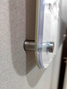 玉林市印顺广告安装华美整形亚克力展板标识牌3