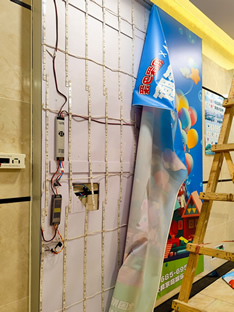 玉林市印顺广告安装南兴广场卡布UV软膜灯箱