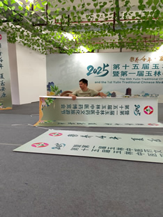 玉林市印顺广告安装玉林中药港药博会KT板