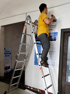 玉林市印顺广告安装玉柴工业园广告展板1