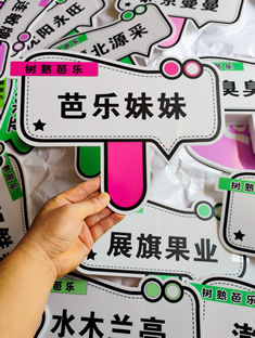 玉林市印顺广告定制亚克力异形标牌芭乐妹妹