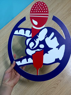 玉林市印顺广告定制亚克力标识牌异形标牌1