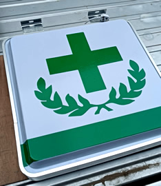 玉林市印顺广告定制药店吸塑方形广告灯箱十