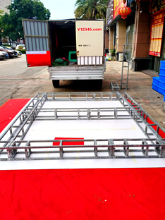 玉林市印顺广告桁架搭建KT板婚庆结婚活动签到墙布置