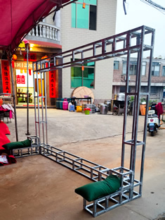 玉林市印顺广告桁架搭建婚庆婚礼结婚宴会场舞台签到墙