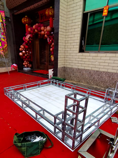 玉林市印顺广告桁架搭建宴会KT板婚庆结婚礼堂布置